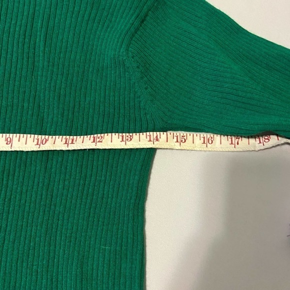 VINTAGE JH Collection Green Pure Wool Sweater M - Picture 6 of 6
